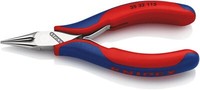 Elektronik-Greifzange Gesamt-L.115Mm Rundspitze Backen Form 3 Mehrkomp.-HüLlen