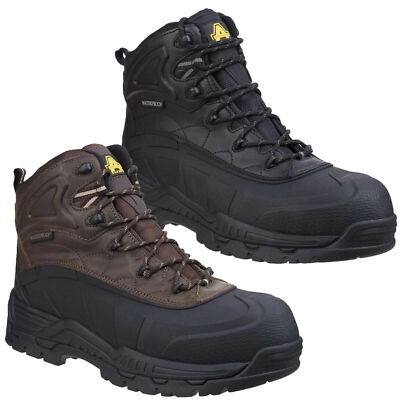Herren Amblers Orca Schnürstiefel Verbundkappe Sicherheit wasserdicht Größen 7 bis 14