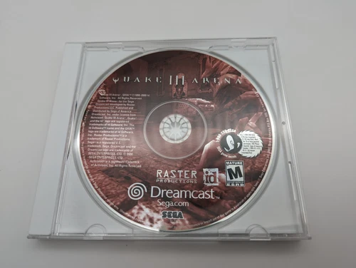 Quake III Arena (Sega Dreamcast) NO MANUAL/INSERTS, DISC NEAR MINT!