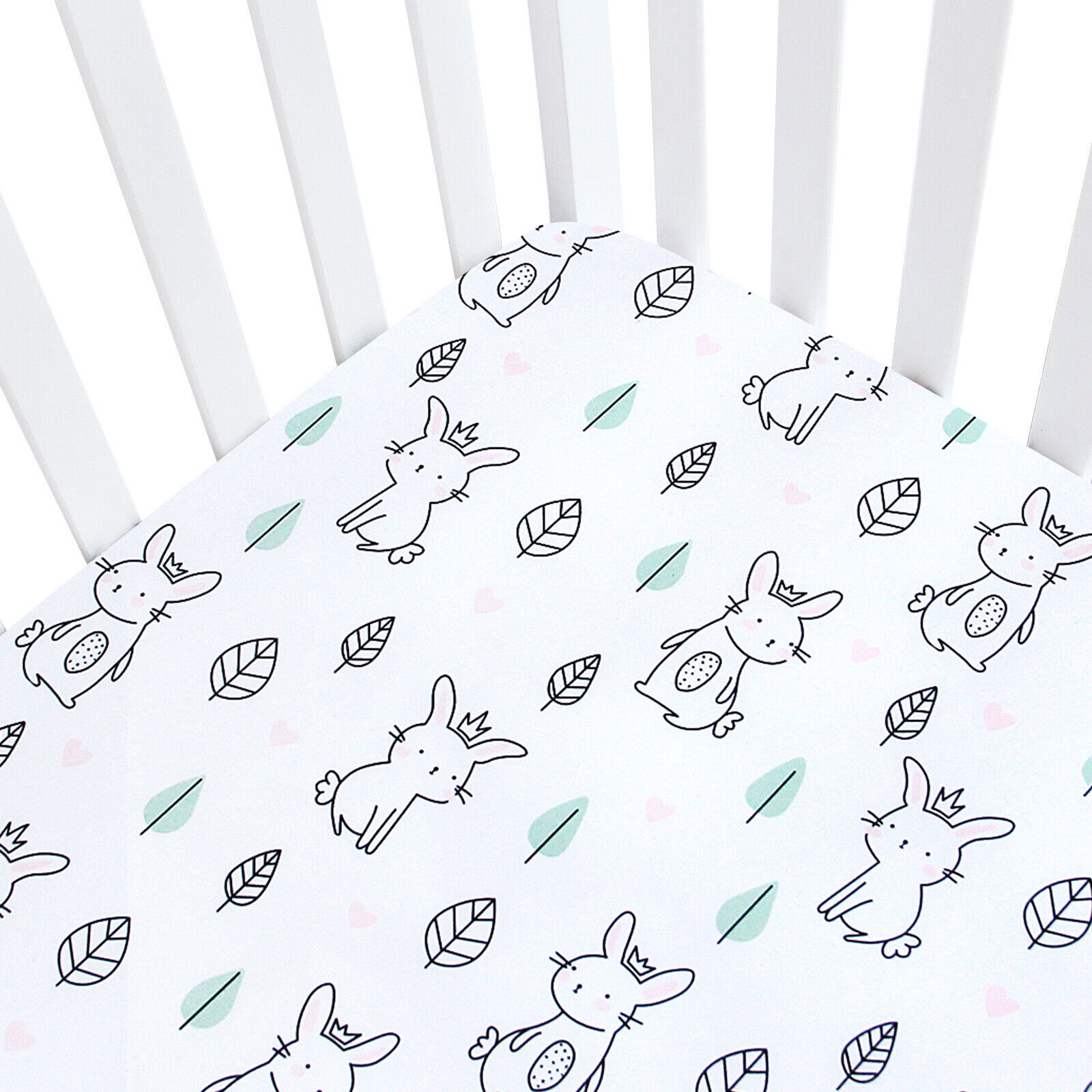 Standard Crib Mattress Sheets for Baby Soft Fitted Crib Sheet Bu