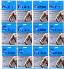 12 Pks Coralite Pain Relief Extra Strength Hot Patch 2 Per Pack Total 24 Patch 