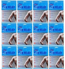 12 Pks Coralite Pain Relief Extra Strength Hot Patch (2 Per Pack Total 24 Patch)