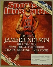 2/16/2004 Sports Illustrated Jameer Nelson Saint Joseph's Adrian Peterson Nascar
