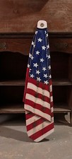 Wooden 3d draping American flag