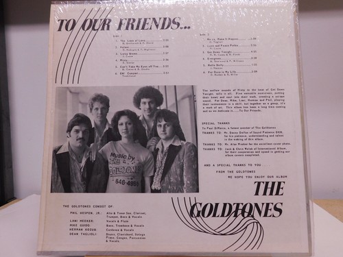 The Goldtones michigan jazz pop rock lounge LP To Our Friends on GT - 第 2/4 張圖片