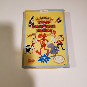 The Adventures of Rocky and Bullwinkle and Friends (Nintendo NES, 1992) ☆ BOX ☆