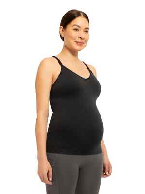 Destination Maternity Seamless Nursing Active Tank Top XL   Built-In Bra Comfort