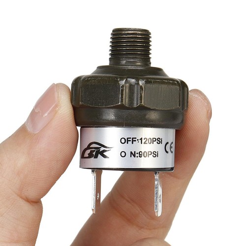 90-120 PSI NPT 1/8'' 1/4" Air Compressor Pressure Control Switch Value 12V - Picture 5 of 16