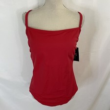 New JANTZEN Classics One piece Red Swimsuit Bathing Suit Swim 16 Criss Cross