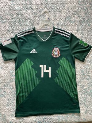 Adidas México National Soccer Team J Hernandez #14 FIFA W/2018 Cup