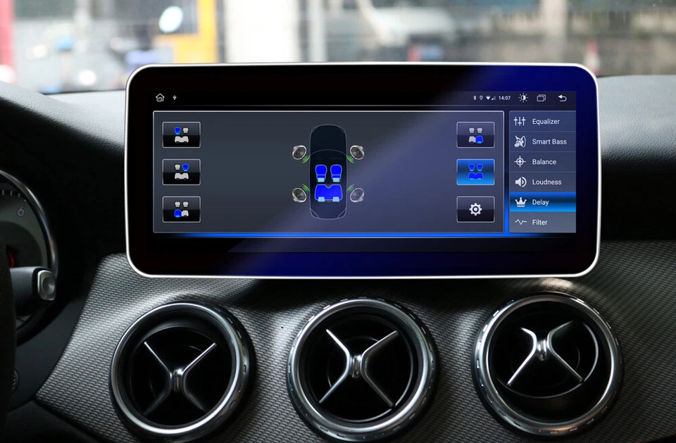 12.5" Carplay Touch Screen for Mercedes Benz CLA C117 A W176 2013-18 Radio GPS - Image 4 of 4