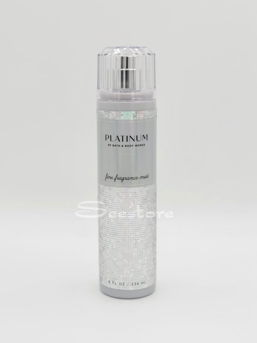 Bath & Body Works Platinum Fine Fragrance Body Mist Spray 8 oz New