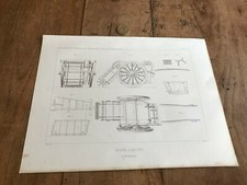 gravure ancienne architecte N873 machine a balayer