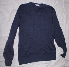 Men's Crewneck Pullover Sweater - Goodfellow  Co Navy M