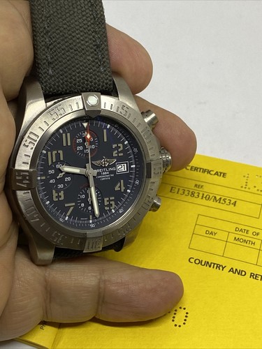 Mint Breitling Avenger Bandit Titanium 