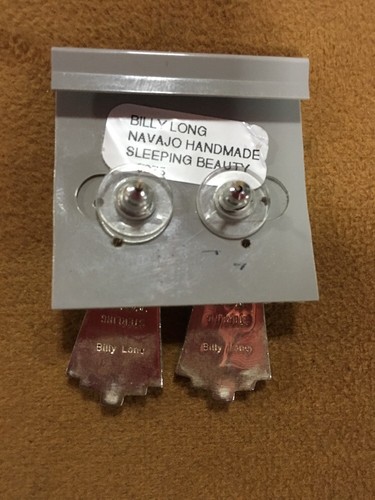Navajo ~ Sterling Silber .925 Dornröschen Türkis signiert Billy Long - Bild 7 von 12
