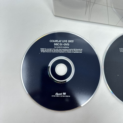 Cold Play Live 2003 DVD Set EMI LTD Live Concert / Documentary - Picture 2 of 7