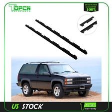 2 Pack Door Window Molding Trim Seal Belt for Chevy C1500 C2500 C3500 1988-2000