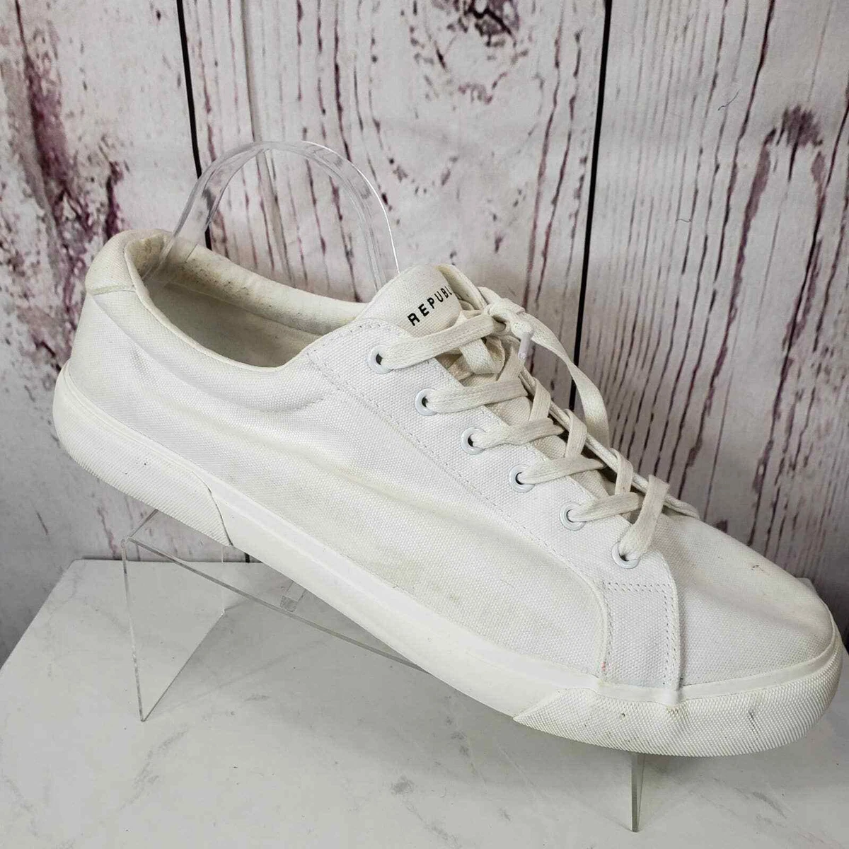 White sneakers size best sale 14