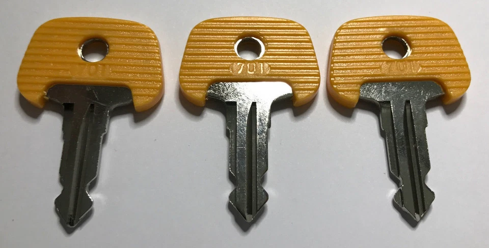 3x IGNITION KEY 701 - KEY 701 JUNGHEINRICH - ANT - BT