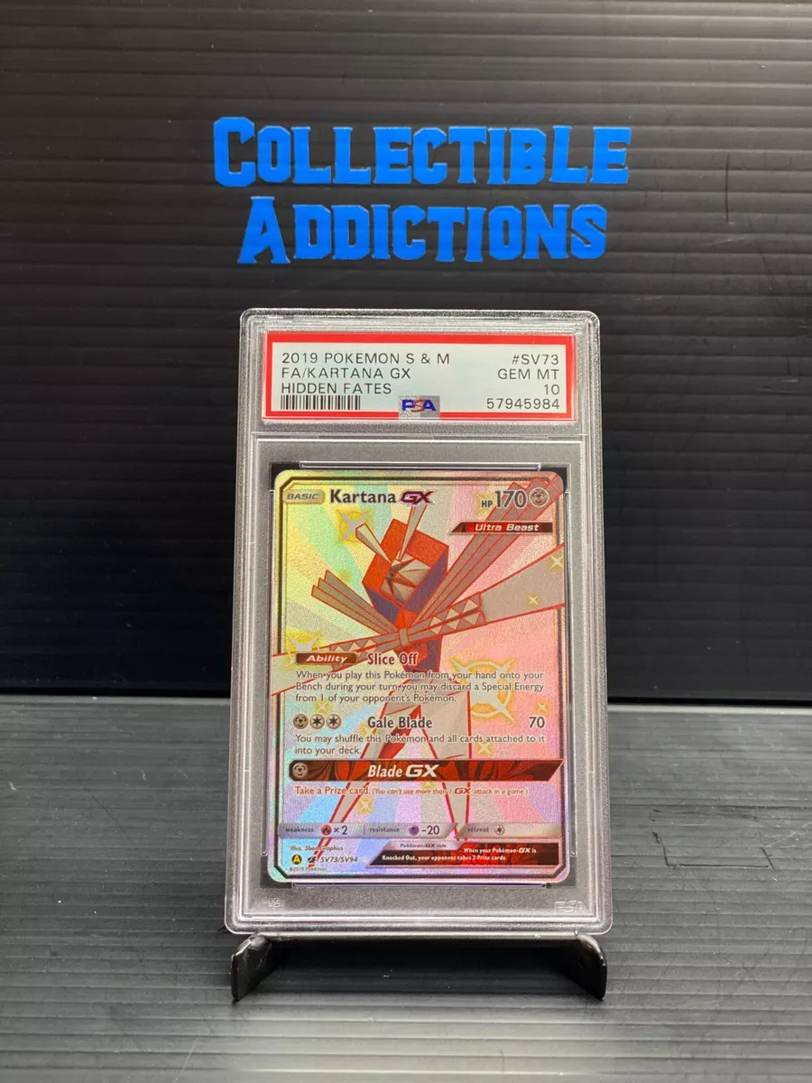 PSA 10 GEM MT - KARTANA GX Card SV73/SV94 Pokemon TCG H