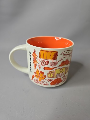 Starbucks New Mexico, Colorado, Los Angeles Been There Series Mugs Orange 14 Oz - Picture 4 of 13