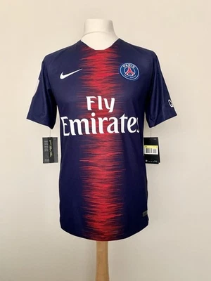 Paris Saint-Germain 2018-2019 Home Mbappé Nike PSG Ligue 1 France shirt maillot - Photo 1/4