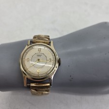 Smiths Empire 5 Jewels Mens Mechanical Vintage Watch Rolled Gold Not Running