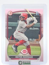HECTOR RODRIGUEZ 2023 BOWMAN FUCHSIA BORDER 1ST ROOKIE RC /175 REDS MLB Q0014