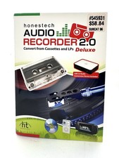 Honestech Audio Recorder 2.0 Deluxe Analog To Digital Converter Sealed New
