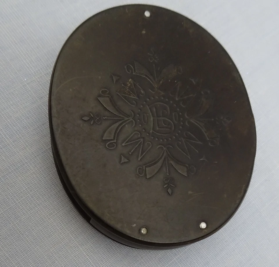 ANTIGUA LUPA EN ESTUCHE DECORATIVO LOGOTIPO EMPRESA BAQUELITA Lupa Foto 4 de 4