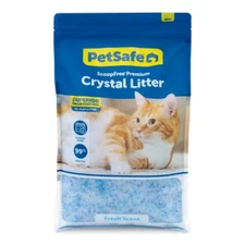 PetSafe Low Dust Non-Clumping ScoopFree Crystal Cat Litter - 8lbs - Blue