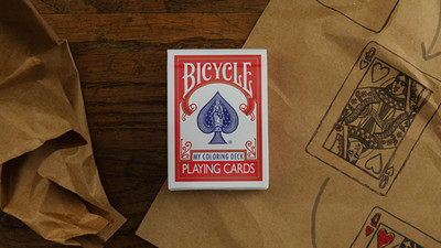My Coloring Deck by Jordan Victoria (Red) selbst bedruckendes Kartenspiel rot