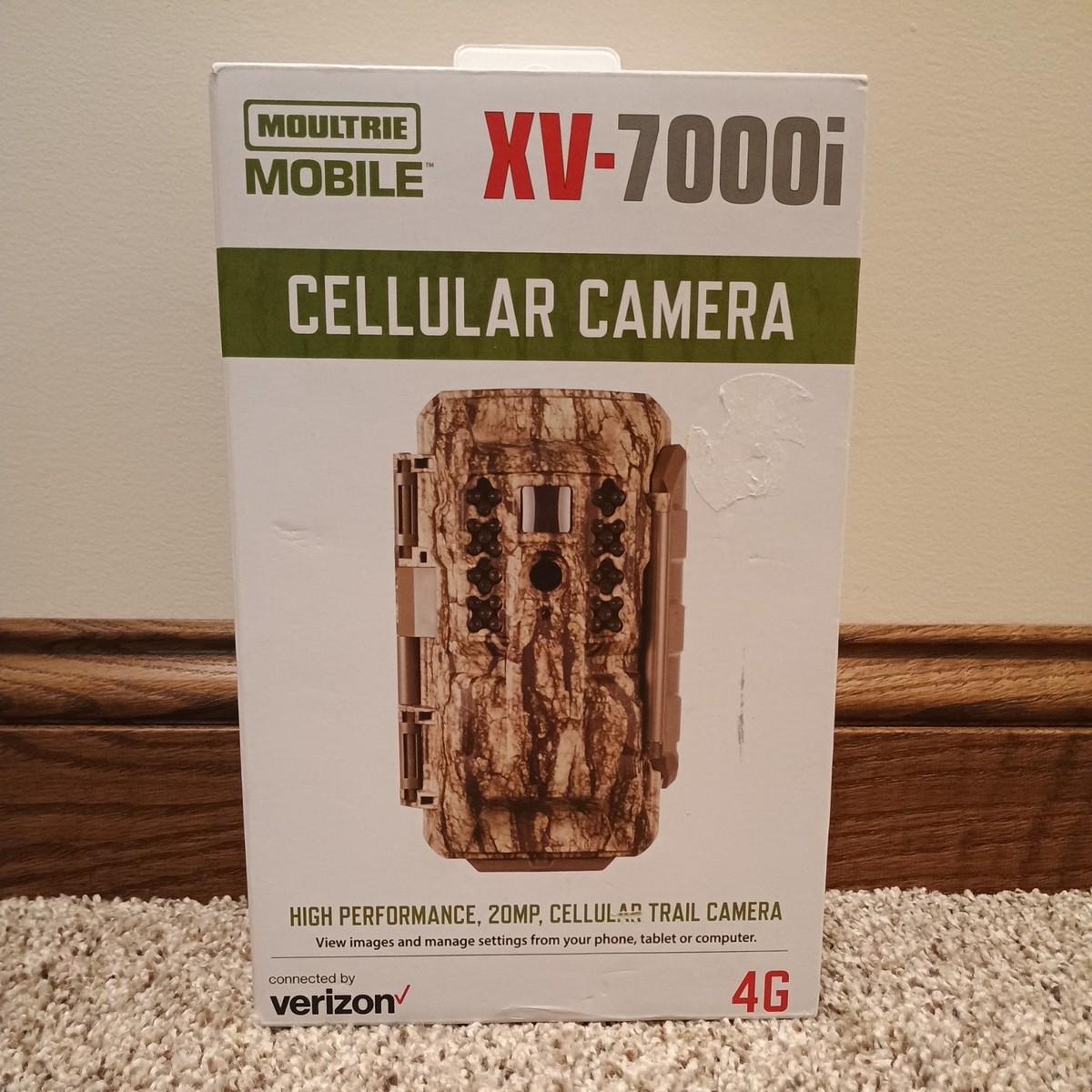 Moultrie MCG-13309 Cellular Trail Camera Verizon White Bark Camo