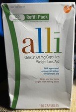 ALLI ORLISTAT 60MG CAPSULES WEIGHT LOSS AID 120 CAPSULES - EXPIRES 11/2026 