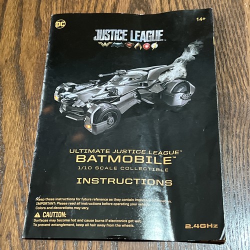 2017 Ultimate Justice League Batman Batmobile RC Remote Control Car 1/10 DC Toy - Picture 17 of 22