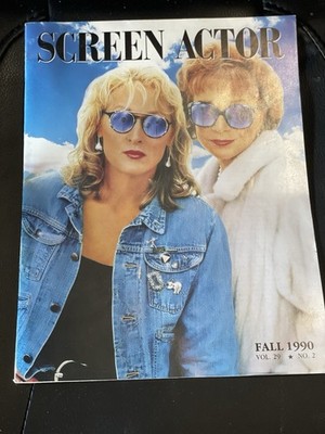 RARE 1990 Screen Actor Magazine   Hollywood Legends! SAG Collectible Vintage 