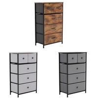 Vida Designs Modern Chest of Drawers 5 Drawer Fabric 'UKFR' Storage Bedroom