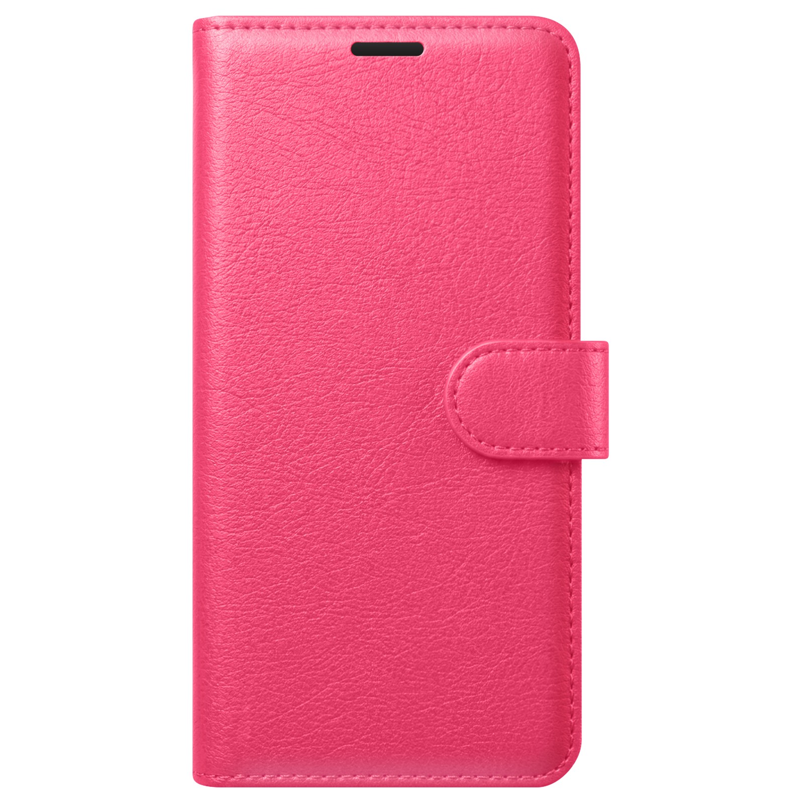 Étui portefeuille Galaxy S26 antichoc fuchsia clapet magnétique et support de visionnage