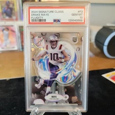 2024 Topps Signature Class Fluidity F3 Drake Maye PSA 10 RC