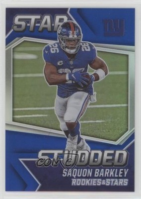 2021 Panini Rookies & Stars Star Studded Blue 16/50 Saquon Barkley #SS-4 3c2
