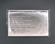 Mary Kay Beauty Blotters 75-Pack Oil-Absorbing Tissues 100mm x 76mm