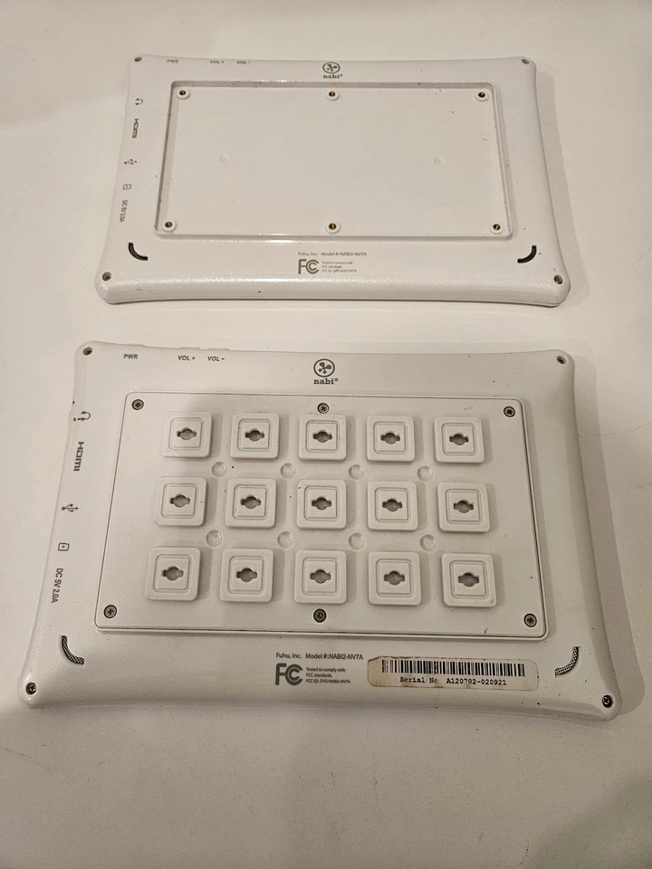 Lot of 2 Nabi 2 (NABI2-NV7A) 7" 8GB Android Tablet Tested & Reset - Image 4 of 4