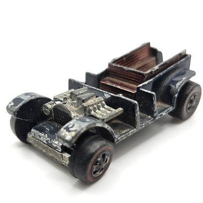 Hot Wheels Redline Paddy Wagon 1969/1970 Dark Blue Enamel - Made In Hong Kong