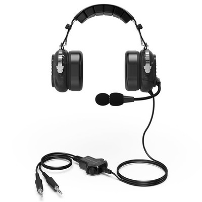 Pdflie Passive Noise Cancelling Pilot Headphones for Flight School Student, D...