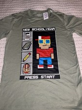 The Children's Place Boys Misty Glen Graphic T-Shirt Size L/G 10/12 Schoolyear