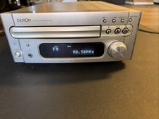 DENON RCD-M33 CD RECEIVER MP3 WMA FM AM Silver 20W 20W 6 AC100V 50/60Hz 43W