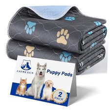Washable Puppy Dog Pee Pad, 2PCS 100 Waterproof Whelping Training Mat for