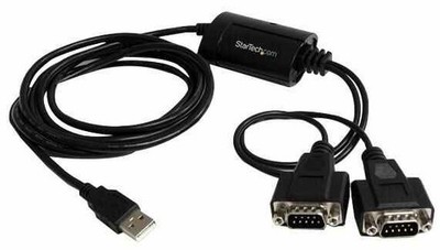 STARTECH - 2-Port USB zu RS232 Adapterkabel
