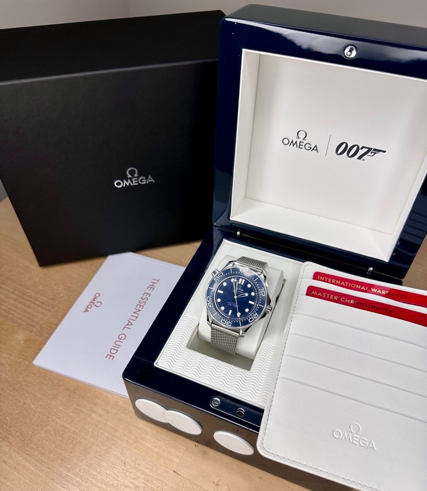 Omega Seamaster James Bond 007 60th Anniversary 210.30.42.20.03.002 NEW ...